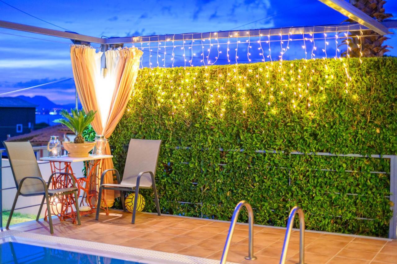 Cozy Small Smart Villa With Private Pool Mikri Mantineia 卡拉马塔 外观 照片