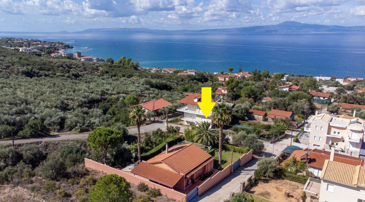 Cozy Small Smart Villa With Private Pool Mikri Mantineia 卡拉马塔 外观 照片